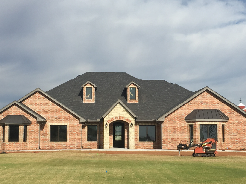 Heritage brick white mortar, view 1