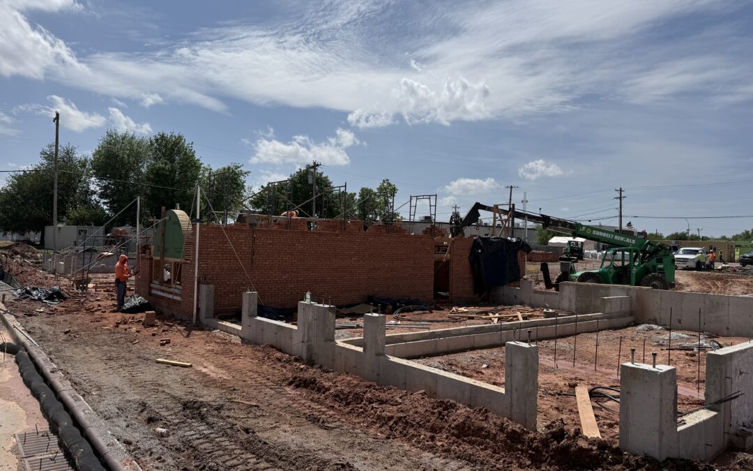 Structural Masonry in Edmond, OK: Inside The Townsend Project Featuring Red Frosty Velour Brick