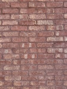 Brickwork progress on The Townsend in Edmond Oklahoma using Red Frosty Velour brick by Kinney Brick